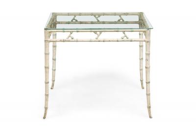 Phyllis Morris Phyllis Morris for Kessler Industries Mid Century American Faux Bamboo Aluminum