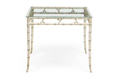 Phyllis Morris Phyllis Morris for Kessler Industries Mid Century American Faux Bamboo Aluminum