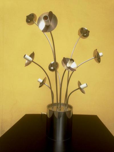 Pia Guidetti Crippa Late 1960s Rare Table Lamp by Lumi