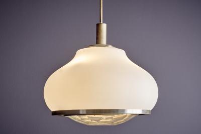 Pia Guidetti Crippa Opaque Glass Pendant by Pia Guidetti Crippa for Lumi Milano