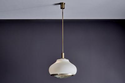 Pia Guidetti Crippa Opaque Glass Pendant by Pia Guidetti Crippa for Lumi Milano