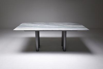 Pia Manu Grey Purple Marble Dining Table by Pia Manu 1990s