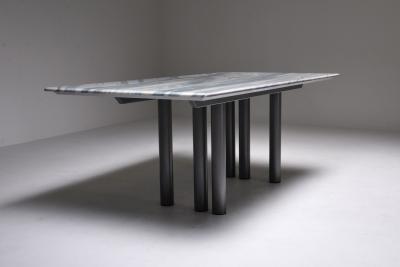 Pia Manu Grey Purple Marble Dining Table by Pia Manu 1990s