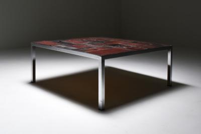 Pia Manu Pia Manu ceramic tile coffee table 1960s