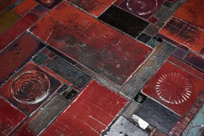 Pia Manu Pia Manu ceramic tile coffee table 1960s