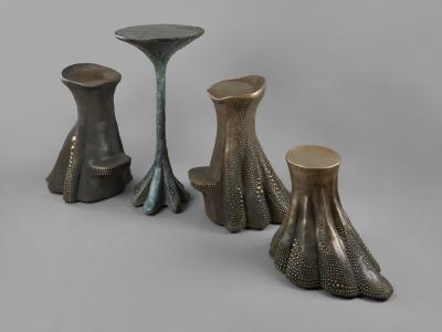 Pia Maria Raeder BRONZE STARDUST BARSTOOL ST01