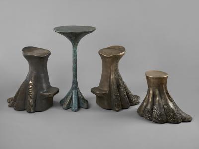 Pia Maria Raeder BRONZE STARDUST HIGH TABLE ST03