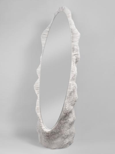 Pia Maria Raeder Sea Anemone Standing Oval Mirror