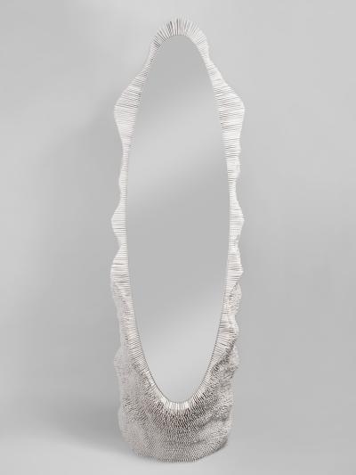 Pia Maria Raeder Sea Anemone Standing Oval Mirror