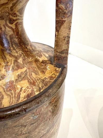 Pichon A Uzes Rare Pair of terres m l es Ceramic Vases Amphora by Pichon of Uz s Amphora