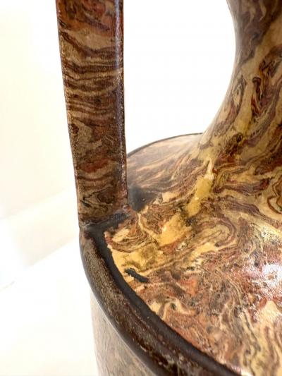 Pichon A Uzes Rare Pair of terres m l es Ceramic Vases Amphora by Pichon of Uz s Amphora