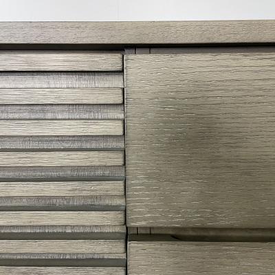 Pickled Modern Hi Chest Armoire Cabinet Wardrobe Metal Base