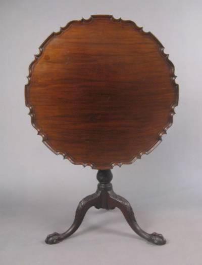 Pie Crust Tilt Top Table
