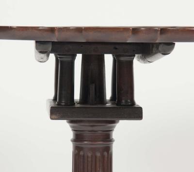 Pie Crust Tilt Top Table