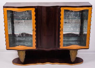 Pier Luigi Colli Extraordinary Italian Bar Cabinet by Pier Luigi Colli 1940