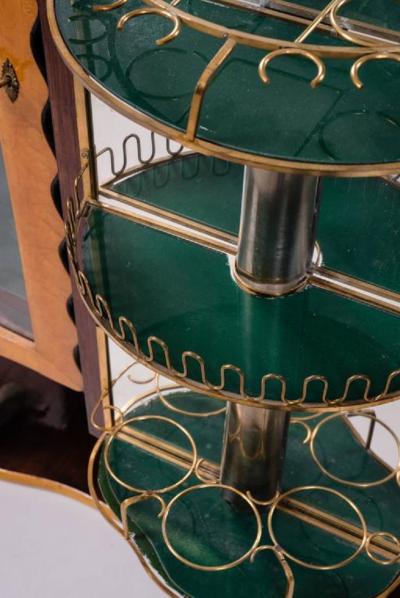 Pier Luigi Colli Extraordinary Italian Bar Cabinet by Pier Luigi Colli 1940