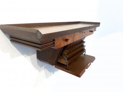 Pier Luigi Colli Italian Midcentury Art Deco Console designed by Pierluigi Colli 1940s