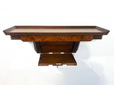 Pier Luigi Colli Italian Midcentury Art Deco Console designed by Pierluigi Colli 1940s