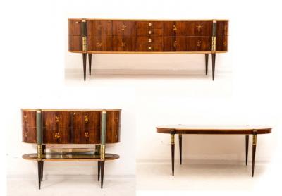 Pier Luigi Colli Italian Midcentury Dining Table by Pier Luigi Colli