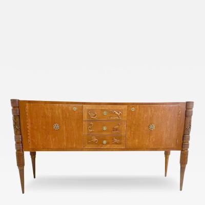 Pier Luigi Colli Mid Century Ash Wood Sideboard by Pier Luigi Colli