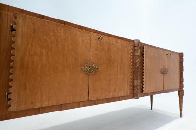 Pier Luigi Colli Mid Century Italian Wooden Sideboard by Pier Luigi Colli