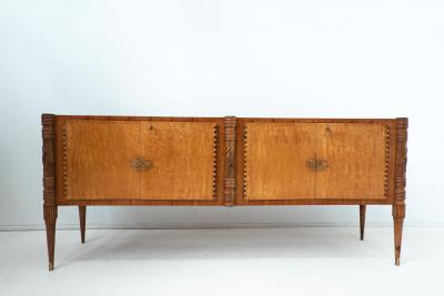 Pier Luigi Colli Mid Century Italian Wooden Sideboard by Pier Luigi Colli