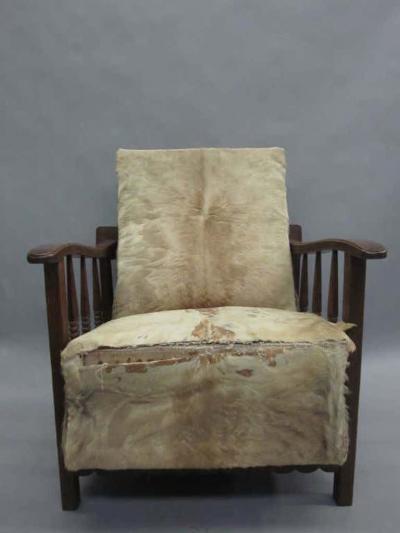 Pier Luigi Colli Pair of Italian Mid Century Modern Craftsman Lounge Chairs by Pierluigi Colli