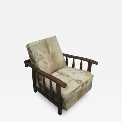 Pier Luigi Colli Pair of Italian Mid Century Modern Craftsman Lounge Chairs by Pierluigi Colli