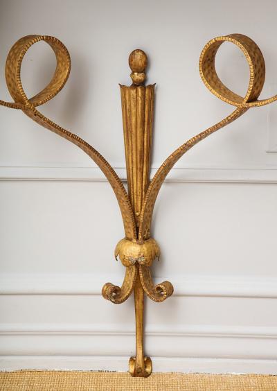 Pier Luigi Colli XX Century Italian Gilt Iron Console By Pier Luigi Colli