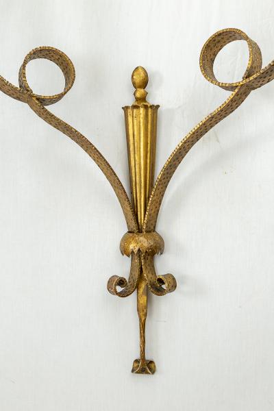 Pier Luigi Colli XX Century Italian Gilt Iron Console By Pier Luigi Colli