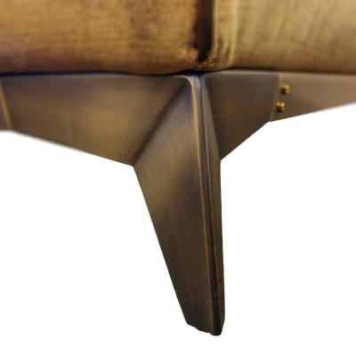 Pier Luigi Frighetto Pier Luigi Frighetto Brando Sofa in Gold Ochre Velvet