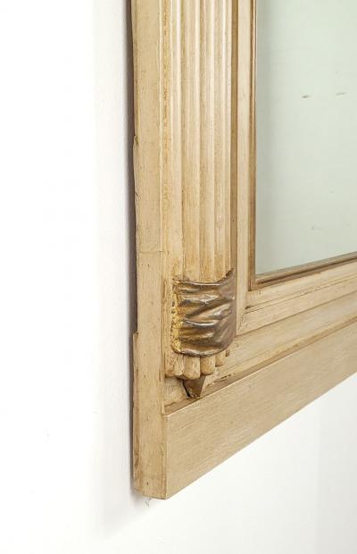 Pier Mirror in Painted and Gilt Wood France circa 1880