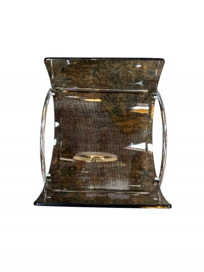 Pierangelo Gallotti Italian Lira Magazine Rack by Pierangelo Gallotti for Gallotti Radice 1980s