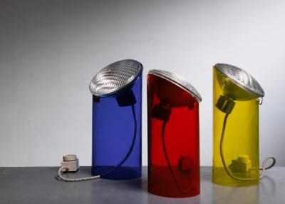 Piero Castiglioni Piero Castiglioni set of 3 table lamps