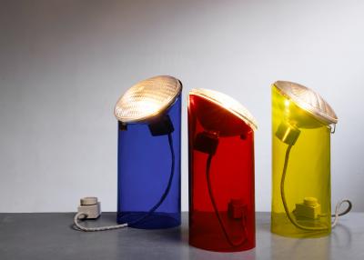 Piero Castiglioni Piero Castiglioni set of 3 table lamps