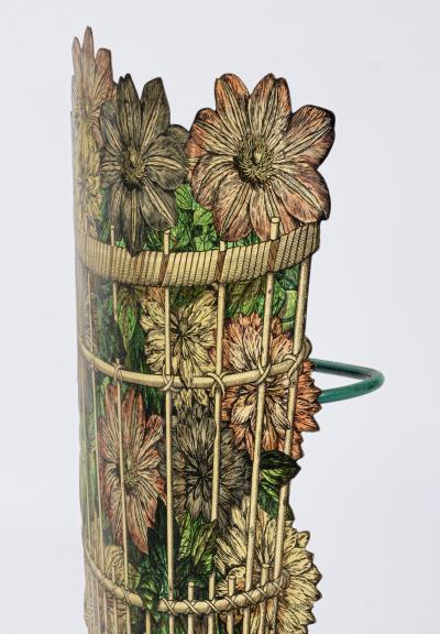 Piero Fornasetti Cesto Di Dalie Trompe Loeil Umbrella Stand by Piero Fornasetti Italy 1955