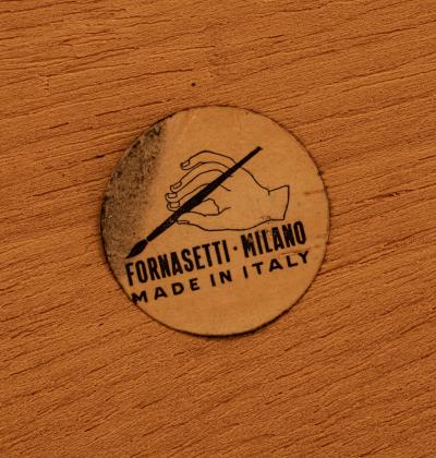 Piero Fornasetti Circular Faux Malachite Optical Wall Mirror by Piero Fornasetti Italy c 1955