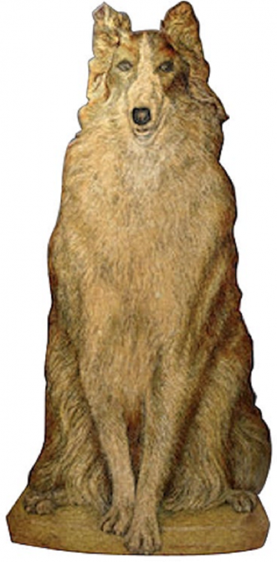 Piero Fornasetti Collie Lithographically Printed and Painted Metal Umbrella Stand