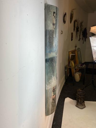 Piero Fornasetti FORNASETTI STYLE MIXED MEDIA COLUMN WALL ART