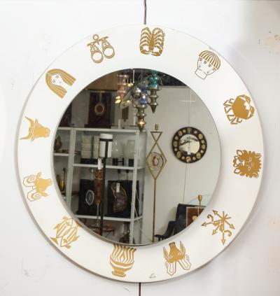 Piero Fornasetti Fornasetti Signs of the Zodiac Mirror