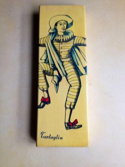 Piero Fornasetti Fornasetti Tartaglia Box from the Estate of Jose Ferrer