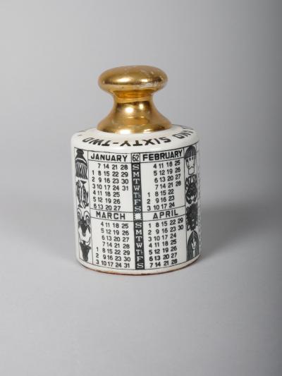 Piero Fornasetti Fornasetti paper weight 1962 Zodiac calendar