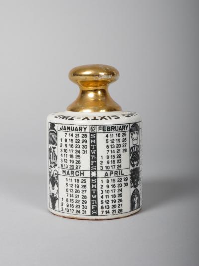 Piero Fornasetti Fornasetti paper weight 1962 Zodiac calendar
