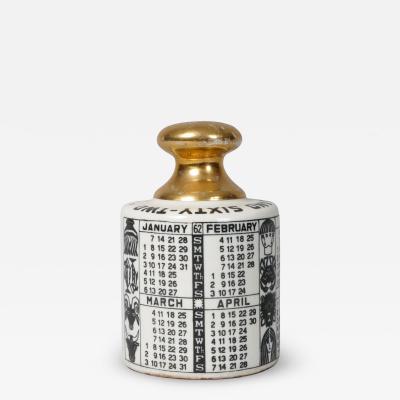 Piero Fornasetti Fornasetti paper weight 1962 Zodiac calendar