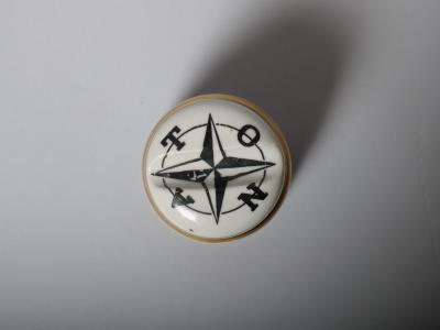 Piero Fornasetti Fornasetti paper weight with NATO phonetic alphabet with pen rest