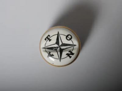 Piero Fornasetti Fornasetti paper weight with NATO phonetic alphabet with pen rest