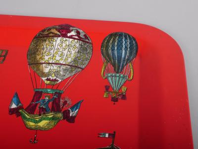 Piero Fornasetti Fornasetti tray fantastical hot air balloons c1950