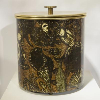 Piero Fornasetti Ice bucket Still life by Piero Fornasetti circa 1960