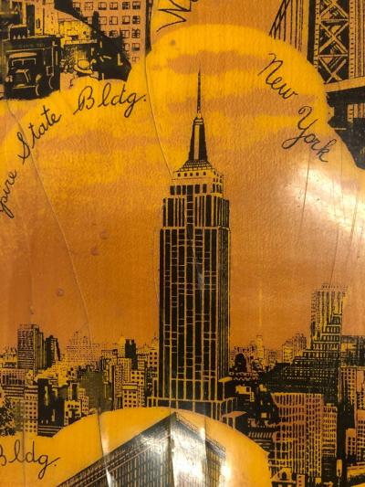 Piero Fornasetti Italian Mid Century Modern NYC Screen Print Cocktail Table Piero Fornasetti