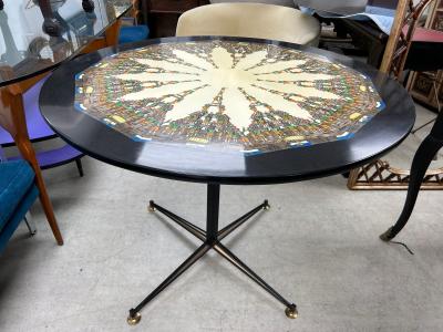 Piero Fornasetti Italian Modern Center Table By Fornasetti